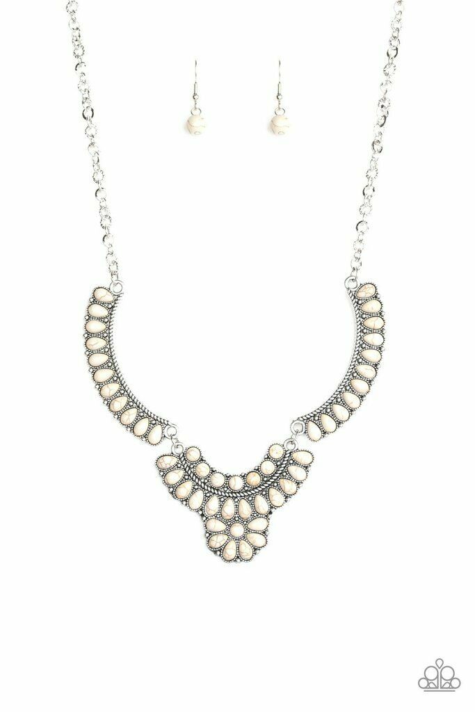 Omega Oasis White Stone Necklace