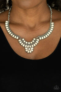 Omega Oasis White Stone Necklace