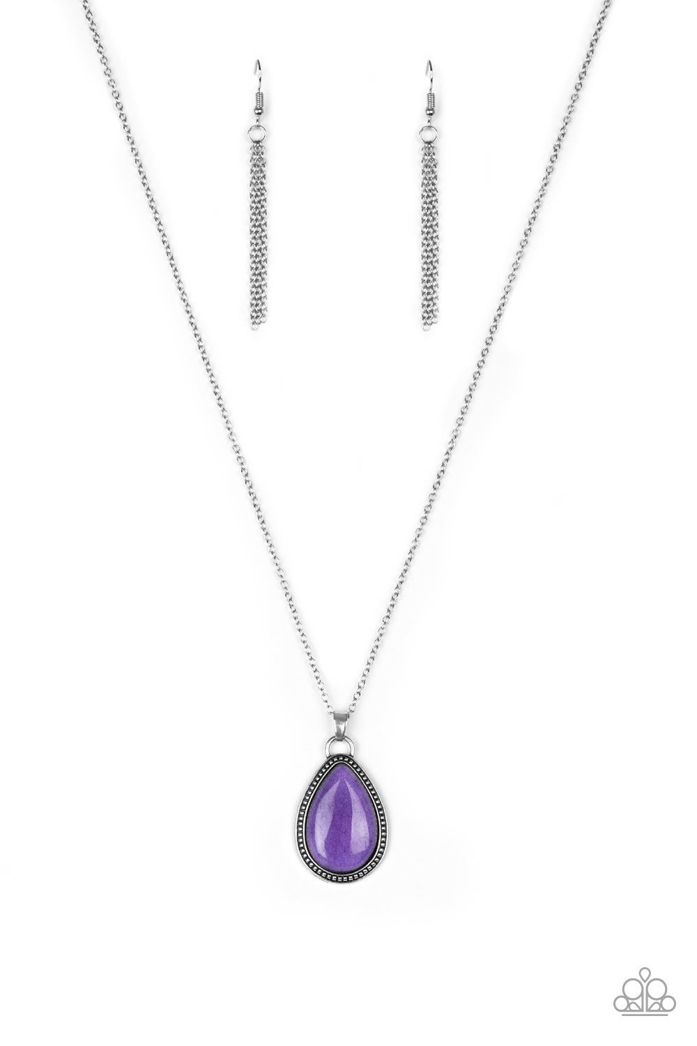 Paparazzi - On the Home Frontier- Purple Necklace