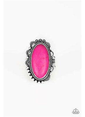 Paparazzi Open Range Pink Stone Ring