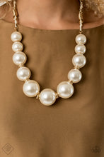 Load image into Gallery viewer, Pearly Prosperity Gold and Pearl Necklace
