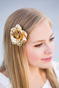 Hair Accessories - PETAL To The Metal - Gold Hair Clip