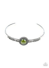 Load image into Gallery viewer, Paparazzi - Piece of Mind - Green Cuff Bracelet
