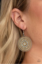 Load image into Gallery viewer, Paparazzi Pinwheel and Deal Brown Earrings
