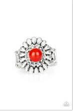 Load image into Gallery viewer, Hey SOL Sister Necklace, Summer Sol Earrings, Live Life to the Fullest, Poppy Pep - Red Jewelry Set 46

