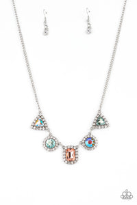 Paparazzi- Posh Party Avenue - Multicolor Necklace - Life of the Party - Jan 2022