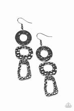 Load image into Gallery viewer, Paparazzi Prehistoric Prowl Black Earrings
