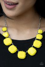 Paparazzi - Prismatic Prisma Donna - Yellow Necklace - Exclusive Summer 2021