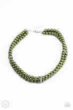 Load image into Gallery viewer, Paparazzi - Put On Your Party Dress - Green Pearl Choker Necklace
