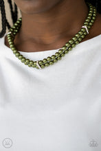 Load image into Gallery viewer, Paparazzi - Put On Your Party Dress - Green Pearl Choker Necklace
