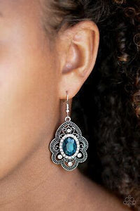 Reign Supreme Blue Earrings Paparazzi