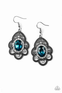 Reign Supreme Blue Earrings Paparazzi