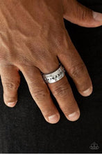 Load image into Gallery viewer, Paparazzi Reigning Champ Silver Men&#39;s Ring
