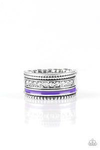 Paparazzi - Rich Rogue Ring - Choose from Blue, Green, Purple, Red, White