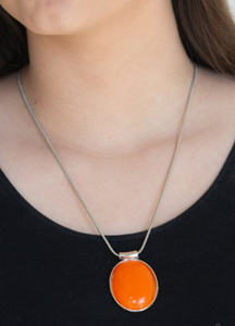 Raising Stardom Orange Necklace