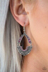 Paparazzi Royal Engagement Pink Earring