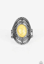 Load image into Gallery viewer, Paparazzi Royal Roamer Yellow Stone Ring
