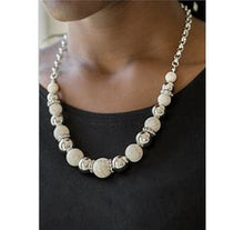 Load image into Gallery viewer, The Ruling Class Necklace and Ruling Class Radiance Bracelet White Stone - Jewelry Set 20
