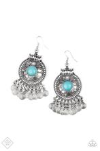 Load image into Gallery viewer, Rural Rhythm Blue Turquoise Earrings Paparazzi Fashion Fix SSF0520
