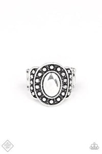 Fashion Fix Sunset Sightings - Stacked Stunner Silver Ring - March 2020