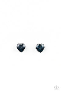 Paparazzi - Starlet Shimmer - Heart Shaped Rhinestone Post Earrings - SS11