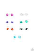 Load image into Gallery viewer, Paparazzi - Starlet Shimmer - Heart Shaped Rhinestone Post Earrings - SS11
