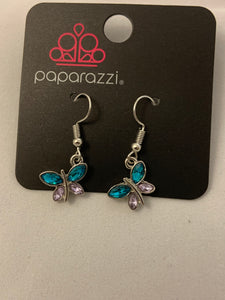 Paparazzi - Starlet Shimmer - Butterfly Earrings - SS4