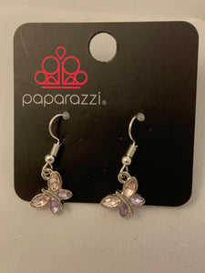 Paparazzi - Starlet Shimmer - Butterfly Earrings - SS4