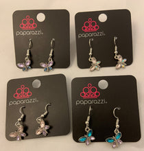 Load image into Gallery viewer, Paparazzi - Starlet Shimmer - Butterfly Earrings - SS4
