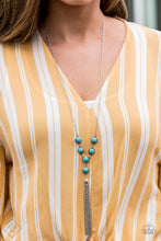 Load image into Gallery viewer, Paparazzi - Rural Heiress - Long Blue Necklace - Fashion Fix SSF0520
