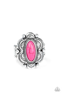 Paparazzi Sage Garden Pink Ring