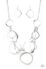 Load image into Gallery viewer, Paparazzi - Salvage Yard Silver Necklace - Life of the Party
