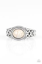 Paparazzi - Set in Stone - White Stone Ring