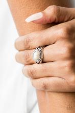 Paparazzi - Set in Stone - White Stone Ring