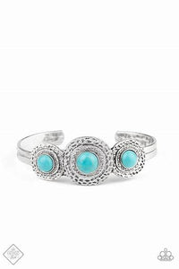 Simply Santa Fe Tiger Trap Turquoise Blue Bracelet
