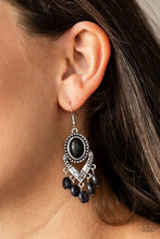 Load image into Gallery viewer, Paparazzi Southern Sandstone Black Earrings
