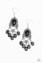 Load image into Gallery viewer, Paparazzi Southern Sandstone Black Earrings
