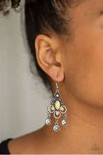 Load image into Gallery viewer, Paparazzi Southern Expressions Yellow Stone Earrings
