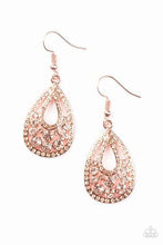 Load image into Gallery viewer, Paparazzi Sparkling Stardom Earrings with Topaz Rhinestones
