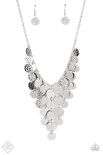 Load image into Gallery viewer, Paparazzi Spotlight Ready Silver Disc Necklace - Fashion Fix Feb 2020 Magnificent Musings
