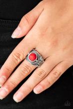 Load image into Gallery viewer, Paparazzi Stand Your Ground Women&#39;s Stone Ring- Choose from Red and Yellow
