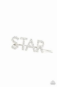 Hair Accessories - Star in Your Own Show - White Hair Clip