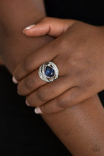 Load image into Gallery viewer, Stepping Up the Glam Blue Ring
