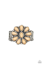 Load image into Gallery viewer, Paparazzi Stone Gardenia Floral Design Ring - Choose from Brown and Green
