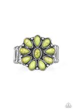 Load image into Gallery viewer, Paparazzi Stone Gardenia Floral Design Ring - Choose from Brown and Green
