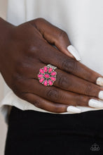 Load image into Gallery viewer, Paparazzi Stone Gardenia Pink Stone Earrings
