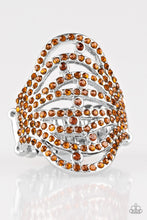 Load image into Gallery viewer, Paparazzi - Stratospheric - Brown Rhinestone Ring
