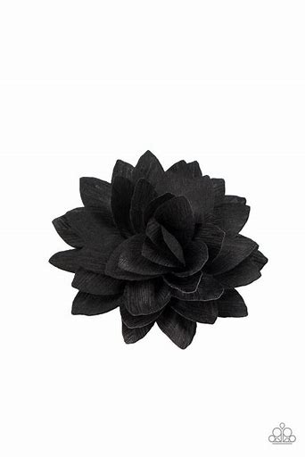 Hair Accessories - Summer is in the Air Black Hair Clip