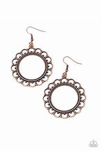 Load image into Gallery viewer, Paparazzi Sun Lounge Cooper Hoop Earrings
