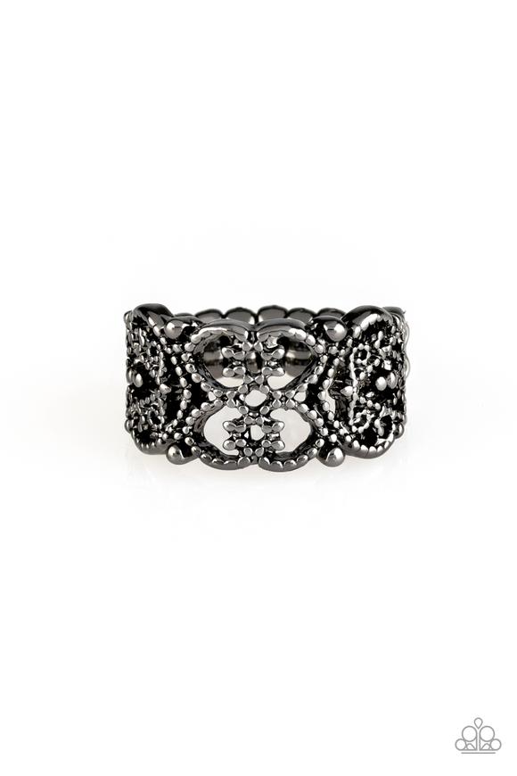 Tell Me How You Really FRILL Black Ring